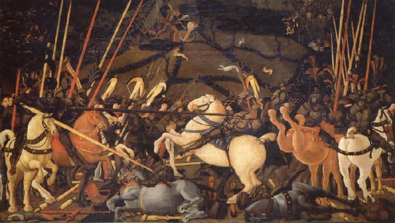 UCCELLO, Paolo The Battle of San Romano Germany oil painting art
